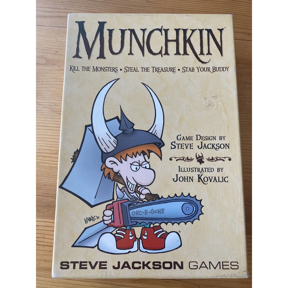 Steve Jackson Games SJG1408 Munchkin Kill The Monsters Card Game 1st Edition